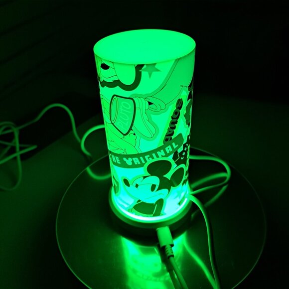 Lot of 2 Disney Tabletop Lamp Mickey & Friends Color Changing LED New Sealed 5" - Picture 9 of 13